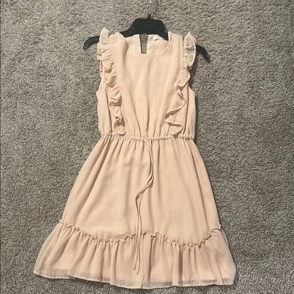 Storia Pink Ruffled Tiered Sundress